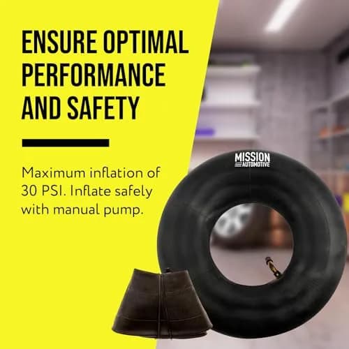 Mission Automotive Replacement Tire Inner Tube 10 Inch | Flat Repair for Lawn Mower & Garden Cart thumbnail 6