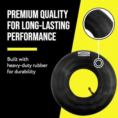 Mission Automotive Replacement Tire Inner Tube 10 Inch | Flat Repair for Lawn Mower & Garden Cart thumbnail 3