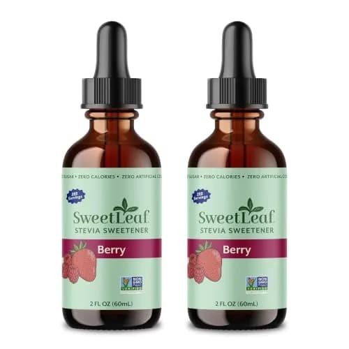 SweetLeaf Stevia Drops Liquid Sweetener, Berry - 2 Fl Oz, Pack of 2 | Zero Calorie, Natural Flavor, Keto Friendly thumbnail 1