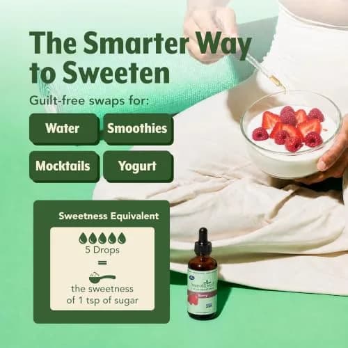 SweetLeaf Stevia Drops Liquid Sweetener, Berry - 2 Fl Oz, Pack of 2 | Zero Calorie, Natural Flavor, Keto Friendly thumbnail 5