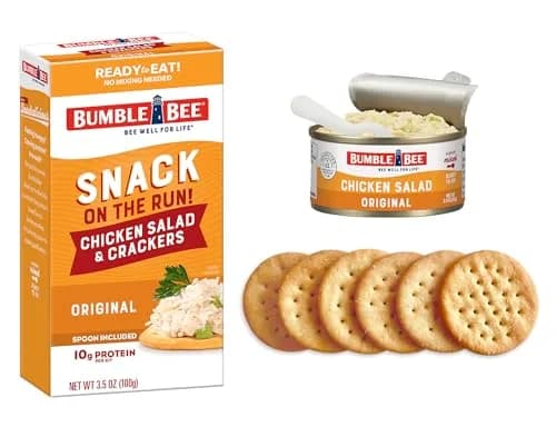 Bumble Bee Snack On The Run! Original Chicken Salad Kit | 3.5 Oz Ready-to-Eat Protein Snack thumbnail 4