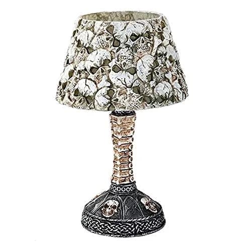 Pacific Giftware Boneyard Ossuary Skull LED Mini Night Lamp Color Changing 15.2cm (6 inches D) | Gothic Halloween Decor thumbnail 1