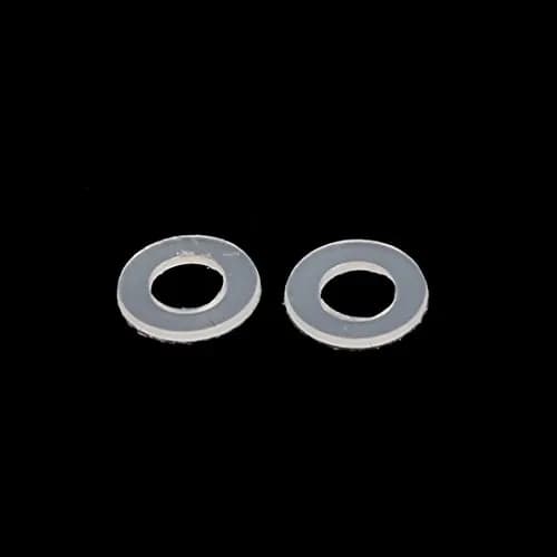 uxcell Nylon Flat Washers 6mm OD M3 ID 0.5mm Thickness | Durable Nylon Sealing Gasket for Faucet & Water Hose thumbnail 2