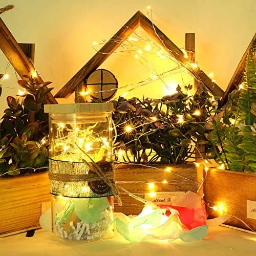 Ehome USB Fairy Lights 10m (33ft) 100 LEDs Blue | Waterproof Copper Wire Decorative Lights for India thumbnail 8