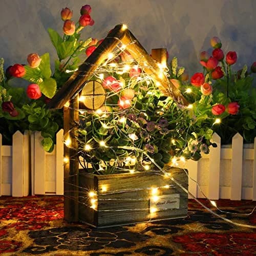 Ehome White LED String Lights 10m (33ft) | USB Powered, Waterproof, Copper Wire thumbnail 9