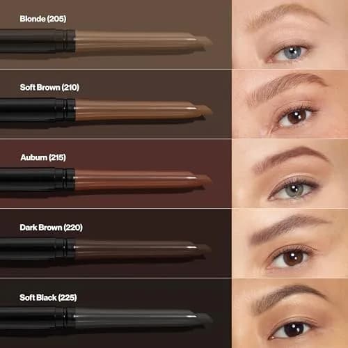 Revlon ColorStay Eyebrow Pencil 225 Soft Black 0.021 oz | Waterproof Definition for Natural Brows thumbnail 8