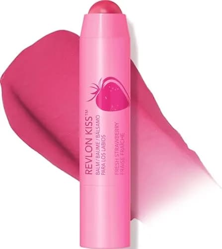 Revlon Kiss Tinted Lip Balm, Fresh Strawberry SPF 20 - Hydrating Tinted Lip Care thumbnail 1