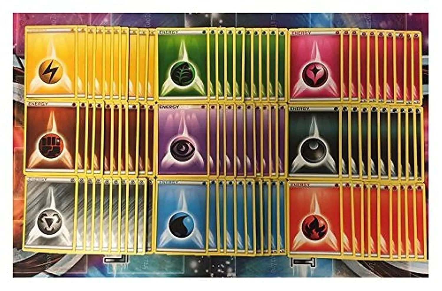 Pokémon 90 Basic Energy Cards Pack (10 of Each Type) | Essential for TCG Players in India - main product image