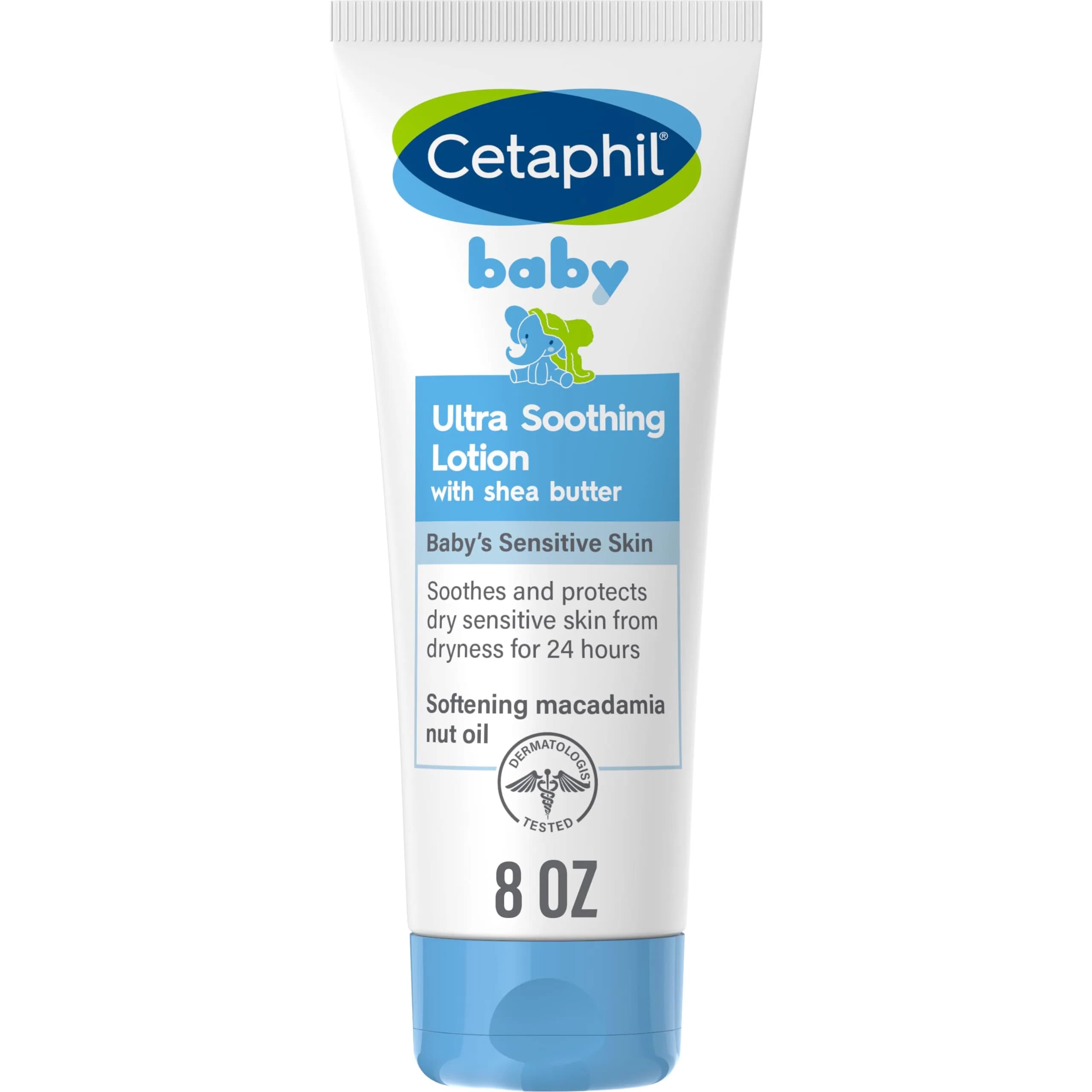 Cetaphil Baby Ultra Soothing Lotion with Shea Butter, 237ml (8 Fl Oz) | Dermatologist Recommended for Dry, Sensitive Skin - main product image