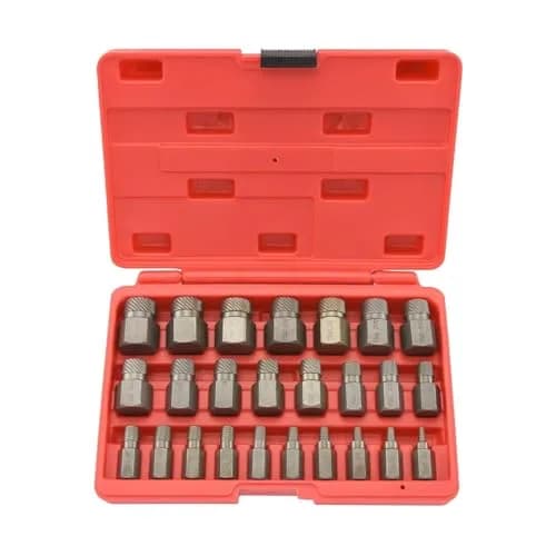 NEIKO 04204A Hex-Head Multispline Screw and Bolt Extractor Set, 25 Pieces | Remove Broken & Stripped Fasteners - main product image