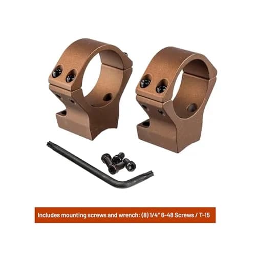 Talley X-Bolt Scope Mounts - HC740735 30mm Tube Diameter Medium Hells Canyon Mounting Rings - Compatible with Browning X-Bolt Rifles thumbnail 5