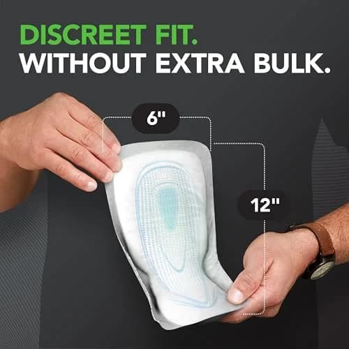Depend Guards for Men Incontinence Pads Maximum Absorbency 104 Count (2 Packs of 52) | USA Imported, Duties Included thumbnail 5