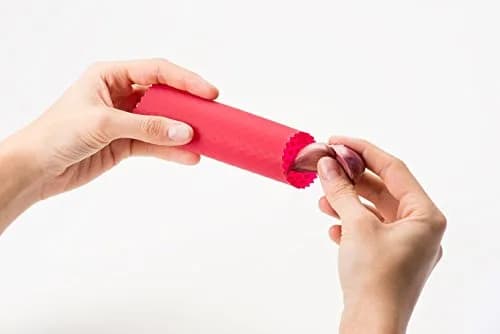 Zyliss Garlic Peeler - Silicone Garlic Peeler Tube Roller for Easy Garlic Skin Removal - Dishwasher Safe - Red thumbnail 2