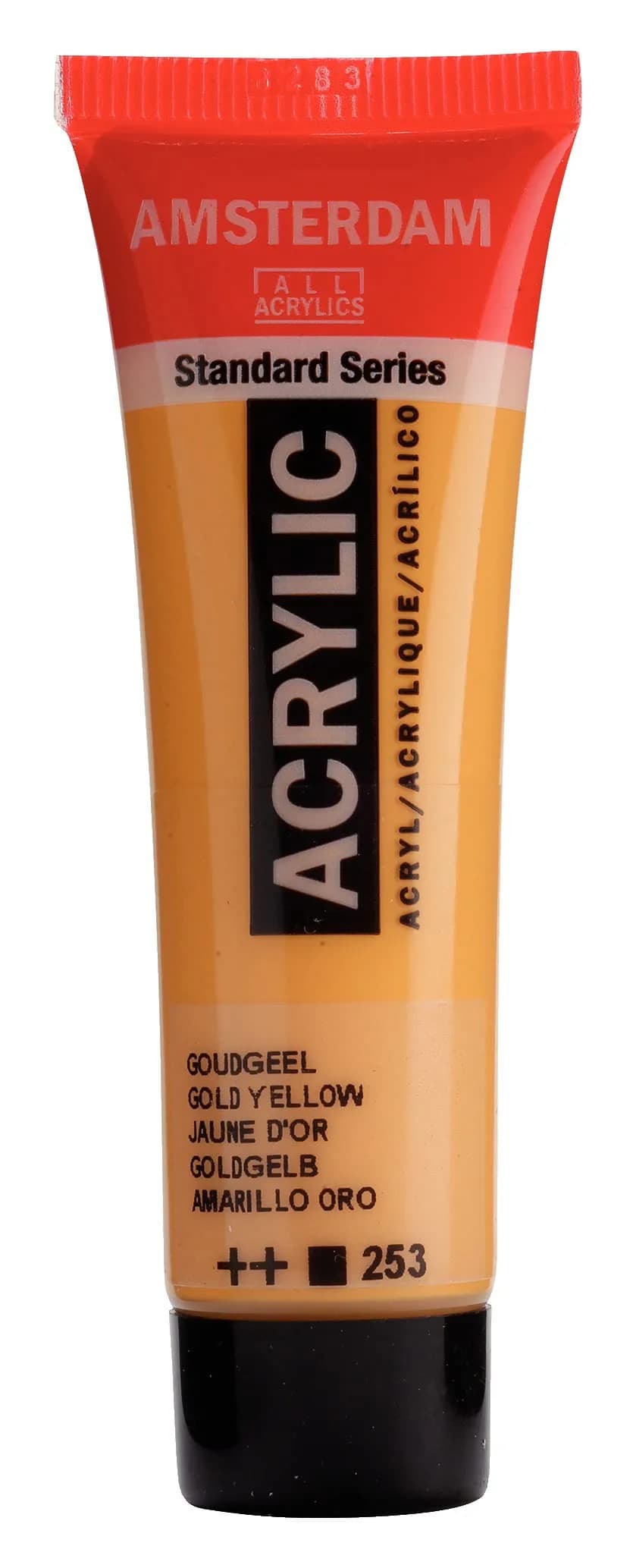 Amsterdam Standard Acrylic Paint Gold Yellow 20ml (0.7 Fl Oz) | Thick Consistency, Quick Drying — Gold Yellow / 20ml