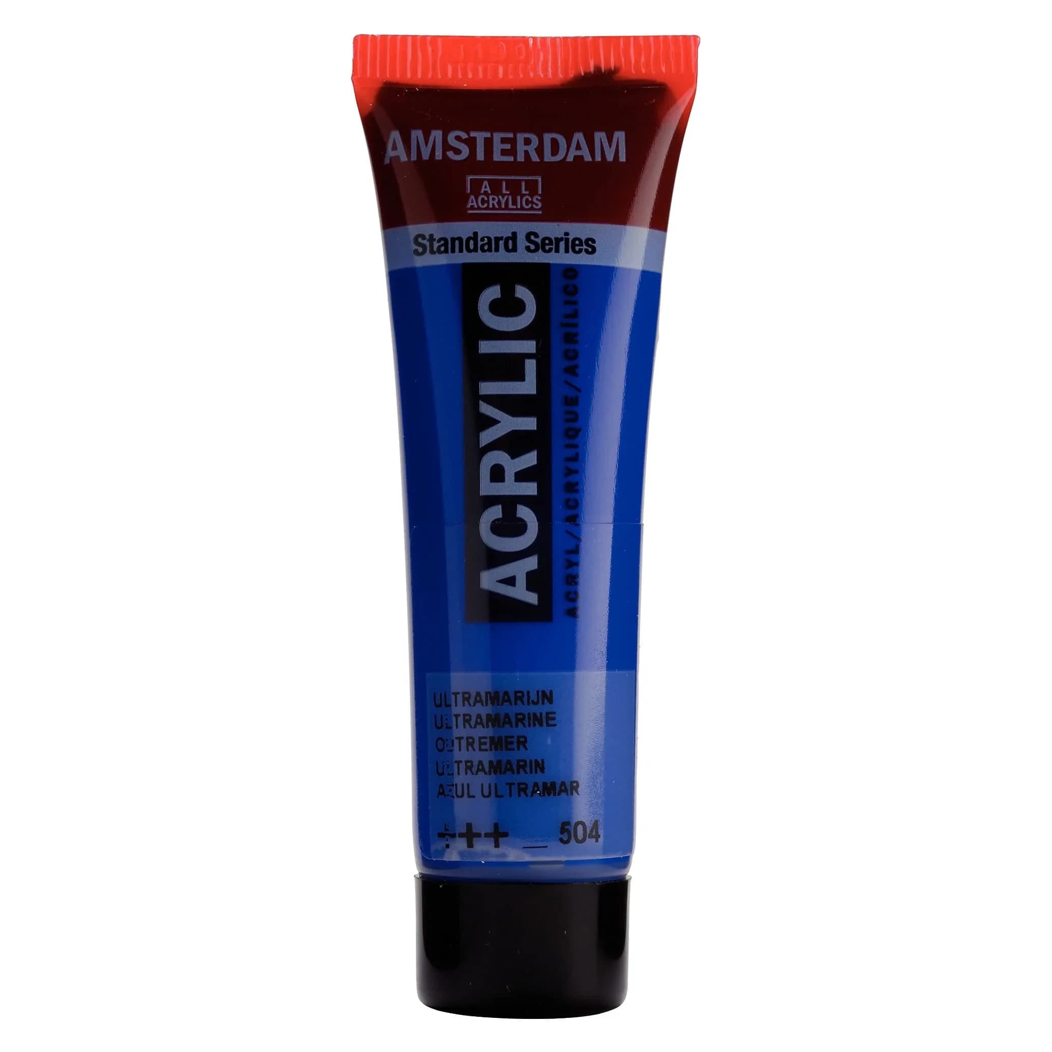 Amsterdam Standard Series Acrylic Paint Tube 20ml Ultramarine 504 | Professional Grade, Alkali Resistant