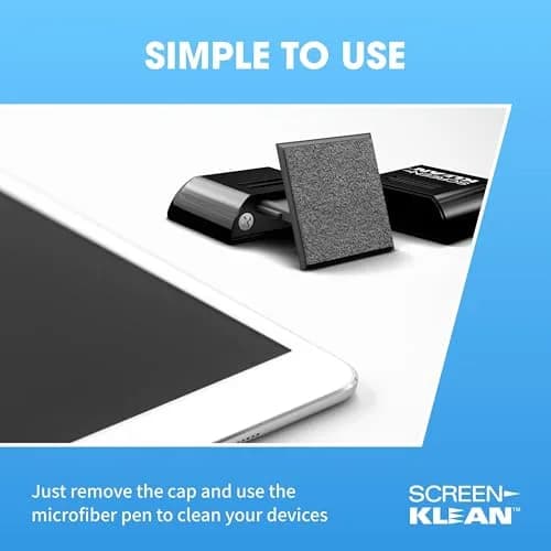 CarbonKlean ScreenKlean Tablet Screen Cleaner, Injected Black | Reusable, Microfiber, 150+ Uses thumbnail 4