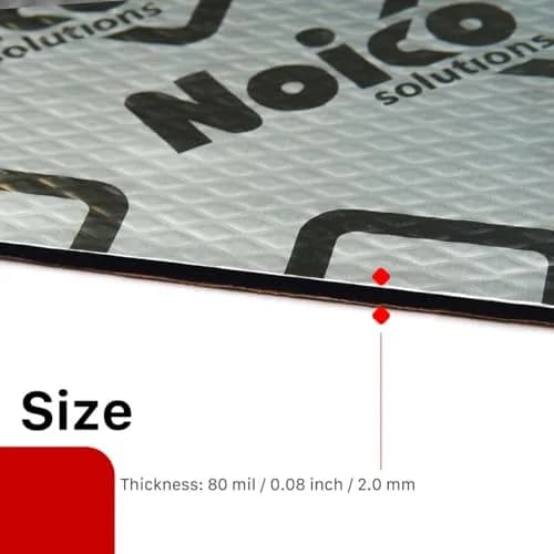 Noico Pro 80 mil 10 sqft Car Sound Deadening Mat | Reduce Car Noise & Vibrations thumbnail 3