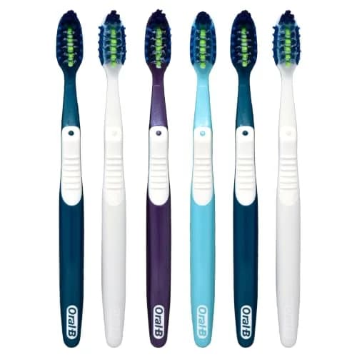Oral-B Pro Clean Cross Action Toothbrushes, Deep Plaque Removal, 6 Count | Soft Bristles for Deep Clean & Gum Care thumbnail 9