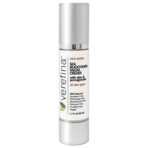 Verefina Sea Buckthorn Anti-Aging Facial Cream 1.7 oz | Natural, Paraben-Free, Sensitive Skin thumbnail 1