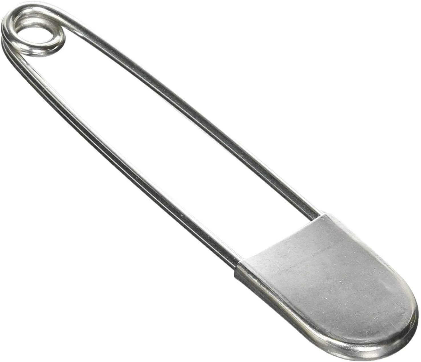 Coitak Large Safety Pins 5 inch (12.7 cm) 10 PCS Stainless Steel | Heavy Duty XL Laundry Pins for Blankets