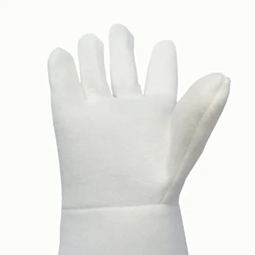 Inf-way White Elbow Length Cryogenic Gloves - 17.7" for Extreme Cold Protection thumbnail 2