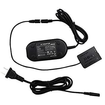 Snnisttek Camera AC Power Adapter Kit with DMW-DCC8 DC Coupler for Panasonic Lumix GH2 GX8, 8.4V 2A (US Plug) - main product image