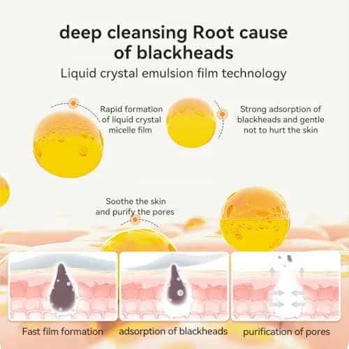 LANBENA Blackhead Remover Mask Charcoal Peel Off Mask 125ml (4.23 Fl Oz) | Deep Cleansing Pore Minimizer thumbnail 7