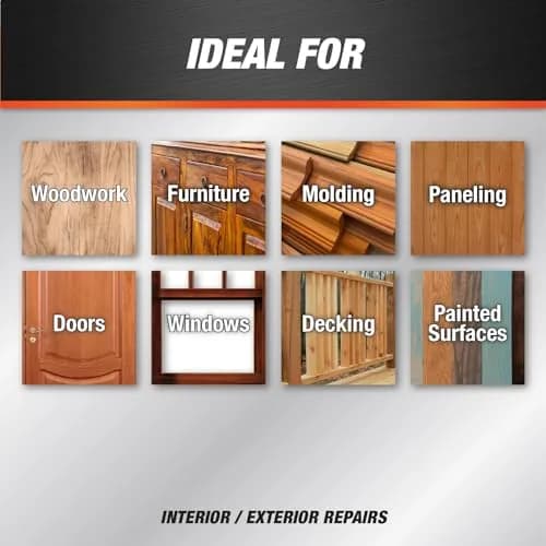 PLASTIC WOOD All Purpose Latex Wood Filler, Natural, 3 Oz | Shrink & Crack Resistant thumbnail 4