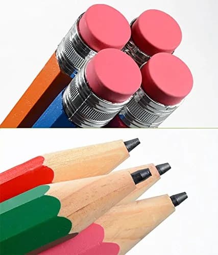 Nice Purchase Giant Wooden Jumbo Pencil 35cm (13.78in) | Novelty Writing Tool for Kids & Props thumbnail 3