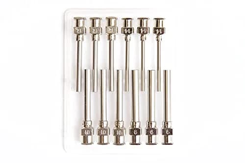 IVYRISE Dispensing Needles 1" - All Metal Stainless Steel Blunt Tip Luer Lock 8, 10, 12, 14 Gauge (12 Pack) thumbnail 1