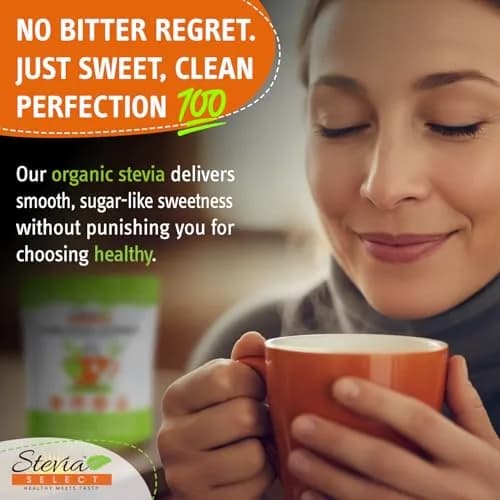 Stevia Select Organic Stevia Powder Sugar Free Plant Based Stevia Sweetener 454g (16 Oz) | Pure Stevia Extract No Additives Zero Calorie thumbnail 3