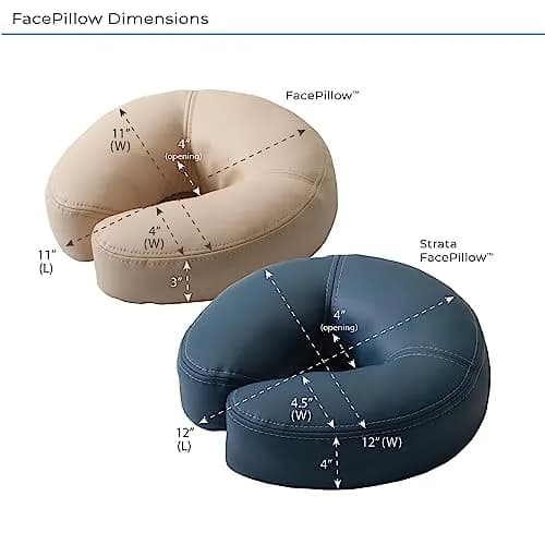 EarthLite Caress Face Cradle with Strata Pillow, Burgundy | Self-Adjusting Headrest for Massage Tables (17.1cm L x 36.2cm W x 36.2cm H) thumbnail 8