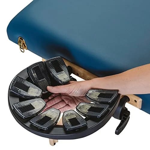 EarthLite Caress Face Cradle with Strata Pillow, Burgundy | Self-Adjusting Headrest for Massage Tables (17.1cm L x 36.2cm W x 36.2cm H) thumbnail 2