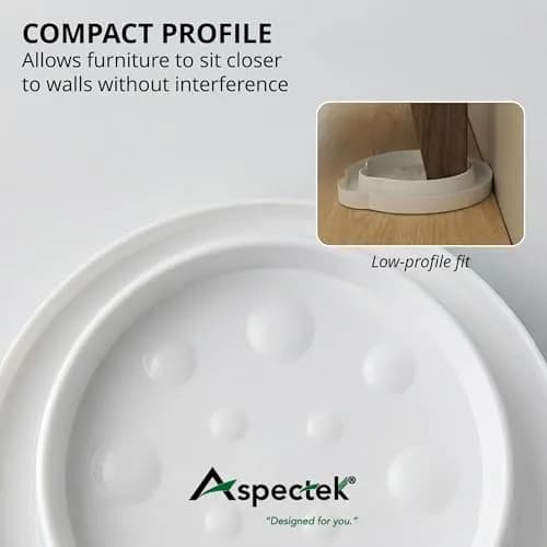 ASPECTEK Bed Bug Interceptors Pack of 8 | Pesticide-Free Insect Detectors for Furniture Legs thumbnail 6