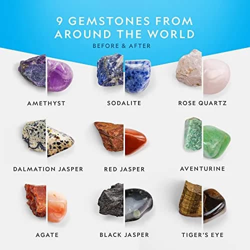 Blue Marble National Geographic Hobby Rock Tumbler Kit for Kids & Adults 8+ | Dazzling Gemstones & Jewelry thumbnail 6