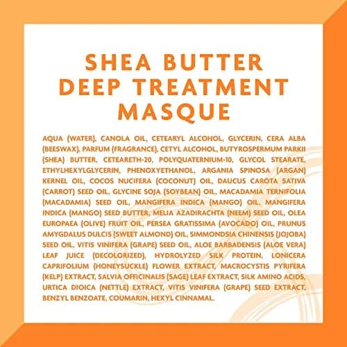 Cantu Deep Treatment Masque with Shea Butter for Natural Hair, 355ml (12 oz) | Restores Damaged Hair thumbnail 8