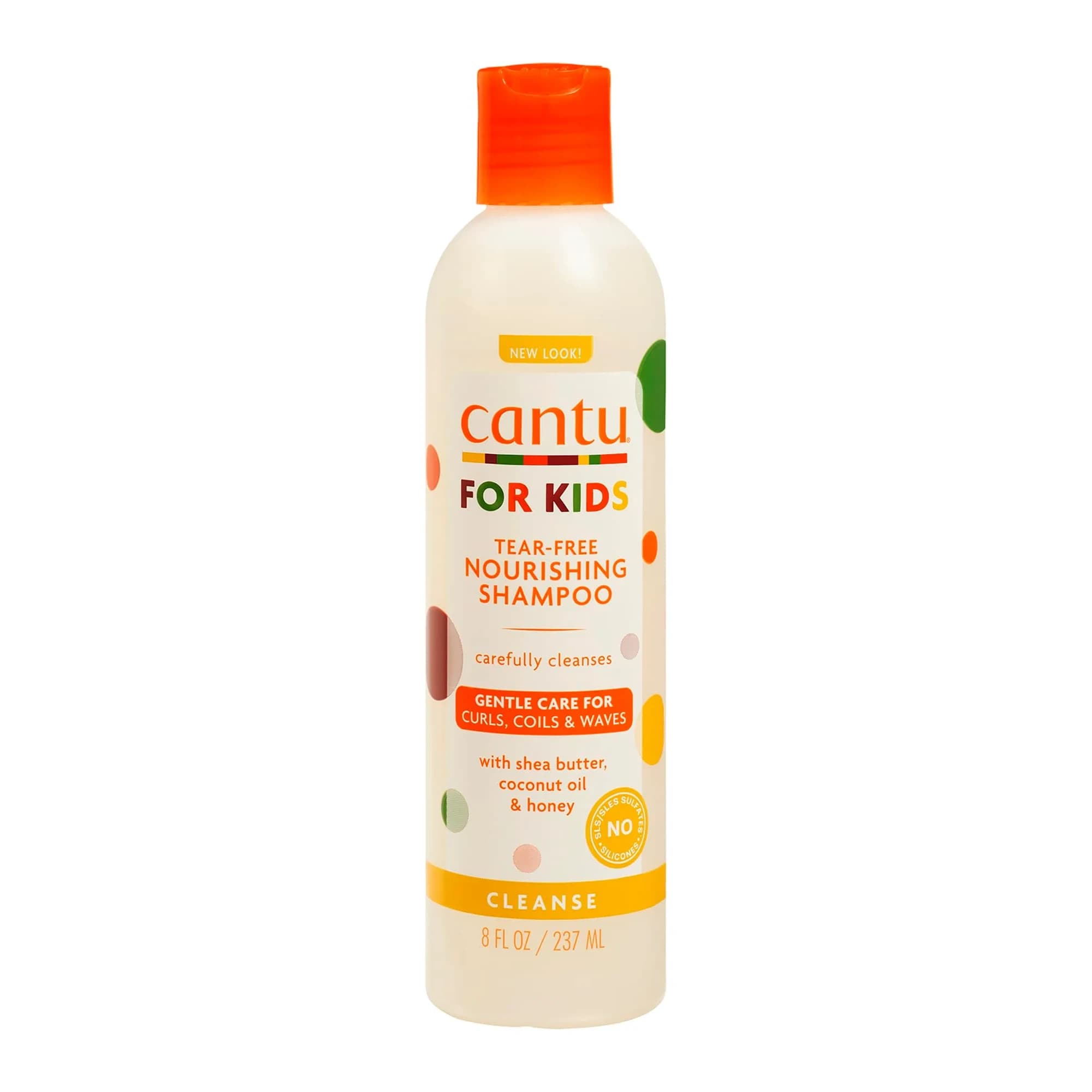 Cantu Care for Kids Tear-Free Nourishing Shampoo, Coconut 237ml (8 Fl Oz) | Gentle Cleansing for Textured Hair - main product image