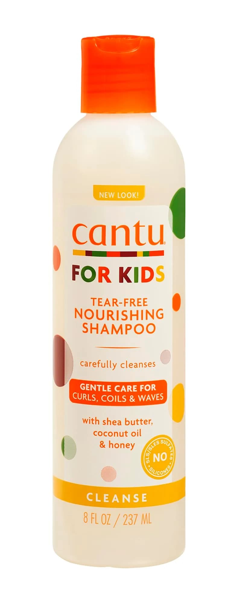 Cantu Care for Kids Tear-Free Nourishing Shampoo, Coconut 237ml (8 Fl Oz) | Gentle Cleansing for Textured Hair — 8 Fl Oz