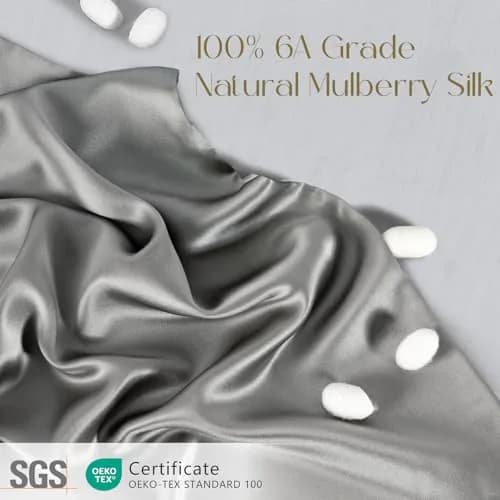 ZIMASILK 100% Pure Mulberry Silk Pillowcase King 51cm x 91cm (20''x36'') | Hypoallergenic & Anti-Aging for Hair and Skin thumbnail 2