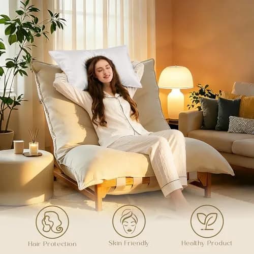 ZIMASILK 100% Mulberry Silk Pillow Case Queen | Hypoallergenic & Breathable thumbnail 4