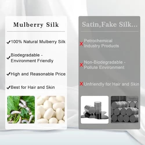 ZIMASILK 100% Mulberry Silk Pillow Case Queen | Hypoallergenic & Breathable thumbnail 5