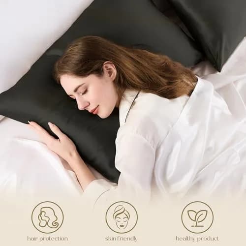 ZIMASILK 100% Pure Mulberry Silk Pillow Cases for Hair and Skin, King 51cm x 91cm (20"x36") | Hypoallergenic & Breathable for Beauty Sleep thumbnail 4
