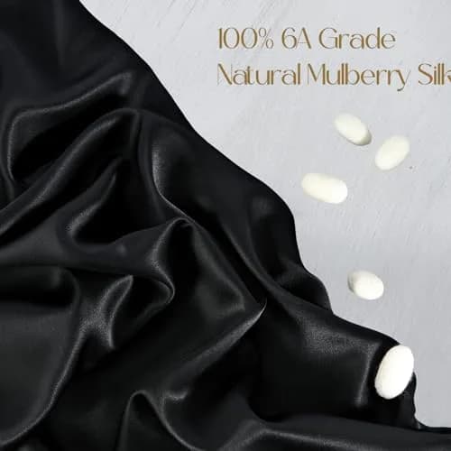 ZIMASILK 100% Pure Mulberry Silk Pillow Cases for Hair and Skin, King 51cm x 91cm (20"x36") | Hypoallergenic & Breathable for Beauty Sleep thumbnail 2