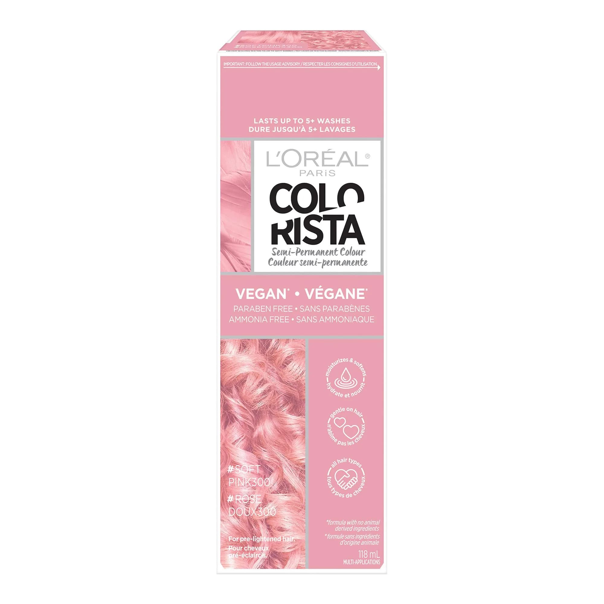 L'Oreal Paris Colorista Metallic Semi Permanent Hair Color - Metallic Blue (Pack of 2) — SoftPink