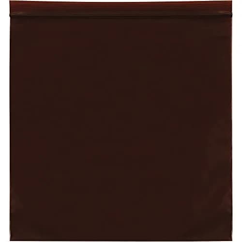 Tape Logic 3 mil Amber Reclosable UV Poly Bags 12" x 12" (1000 Pack) | Protects Light-Sensitive Items thumbnail 1