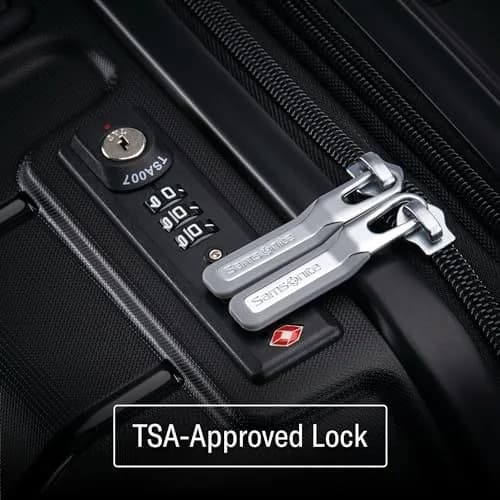 Samsonite Freeform 24-Inch Medium Luggage with Dual 360° Spinner Wheels | TSA Lock, Airline-Approved, Durable Polypropylene for Lightweight Travel thumbnail 6