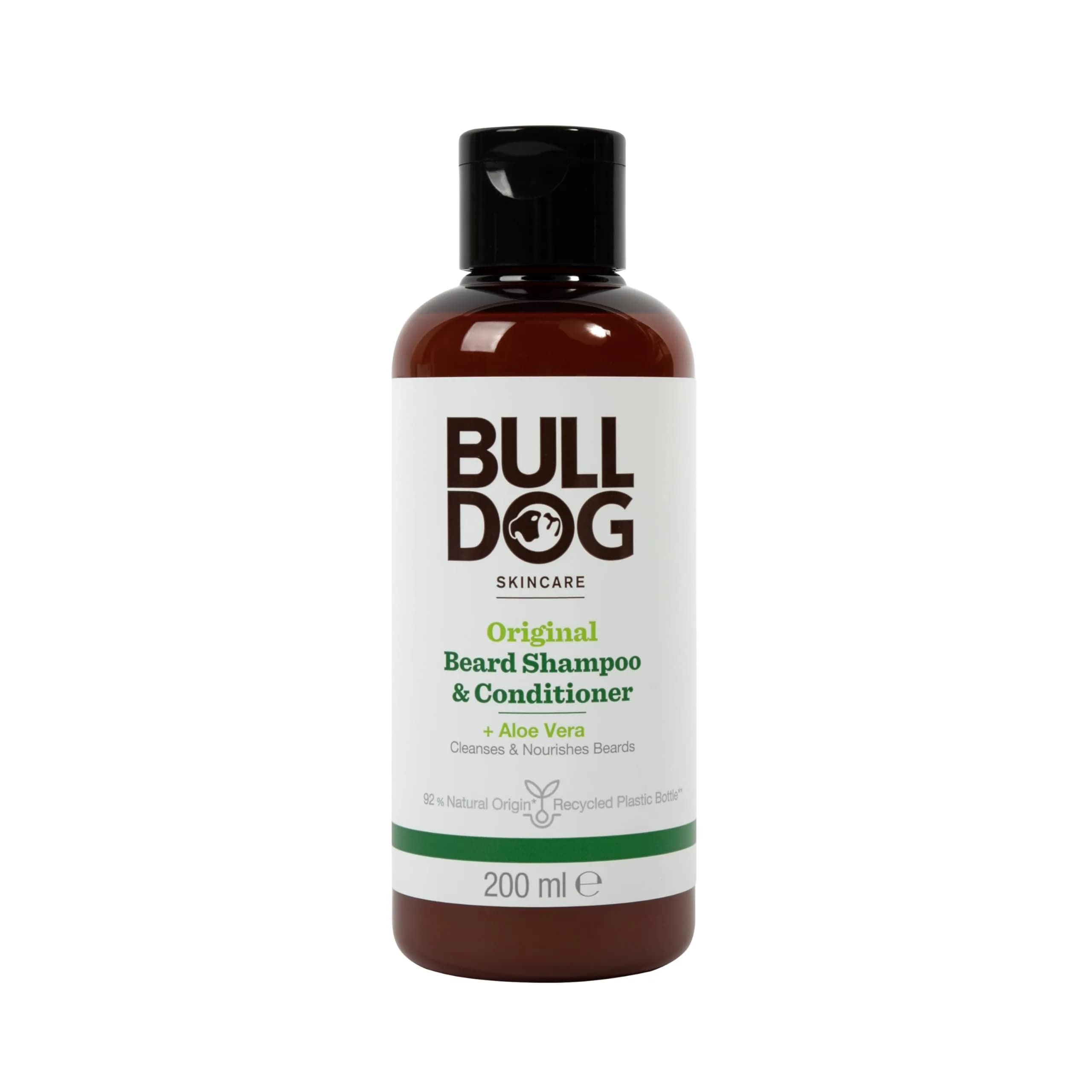 Bulldog Shampoo Conditioner Beard Original 200ml | Nourishes & Softens with Natural Ingredients - main product image