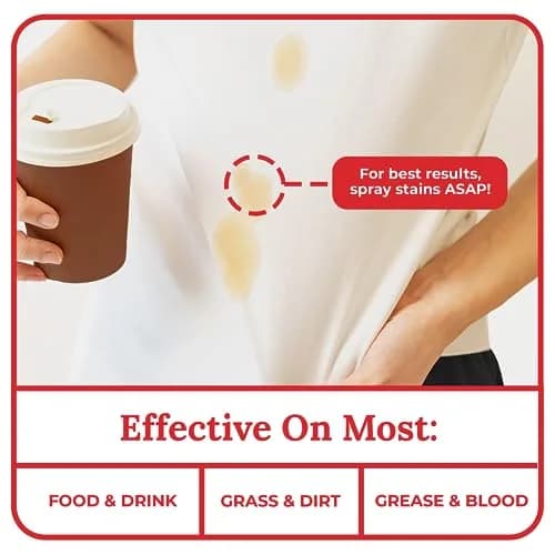 Emergency Stain Rescue Stain Remover Spray 236ml (8 Fl Oz) | Versatile Fabric, Carpet, Upholstery Spot Cleaner thumbnail 6