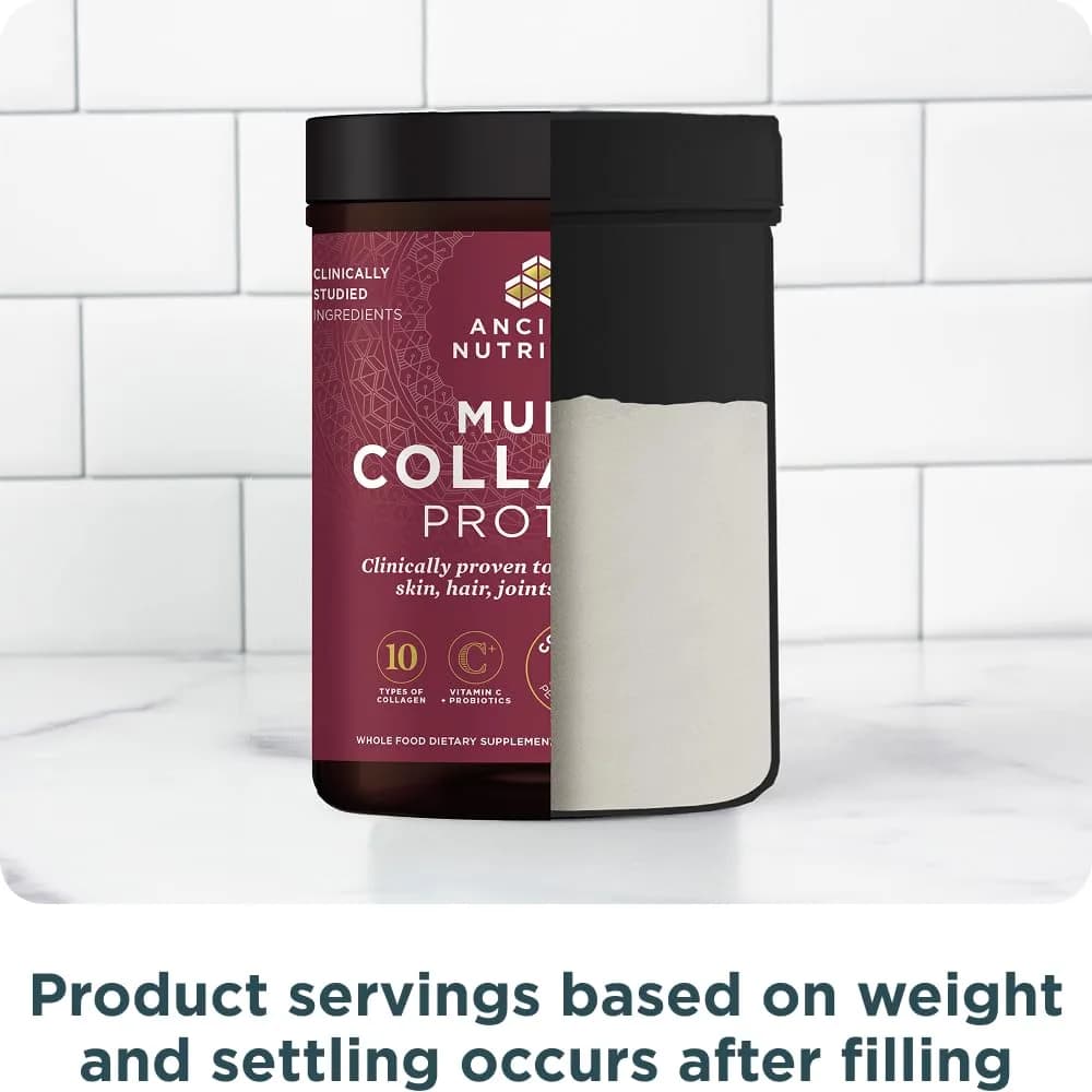 Ancient Nutrition Multi Collagen Protein Powder with Probiotics & Vitamin C, Unflavored, 45 Servings (16oz) thumbnail 8