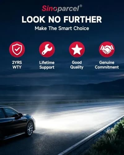 Sinoparcel D4S Xenon HID Headlight Bulbs 8000K 35W 3600LM | High Low Beam Replacement Lights (2-Pack) thumbnail 6
